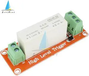 DC3-32V 5A 1 Way SSR Solid State Relay High and Low Level Trigger Solid State Relay for Arduino DC3-32V 5A 1 Way SSR Solid State Relay High and Low Level Trigger Solid State Relay for Arduino