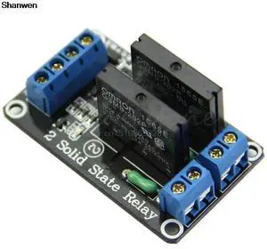 5V 2 Channel SSR High Level Solid State Relay Module For Ardino 250V 2A 5V 2 Channel SSR High Level Solid State Relay Module For Ardino 250V 2A