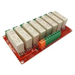 8 channel solid-state relay module 5A high level trigger DC controlled DC FOR PLC automation equipment control 8 channel solid-state relay module 5A high level trigger DC controlled DC FOR PLC automation equipment control