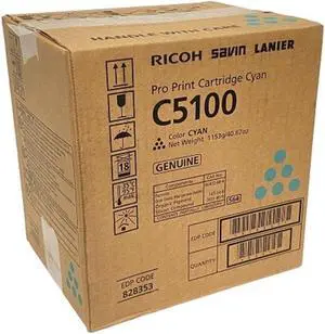 Ricoh 828353 Toner Cartridge Cyan