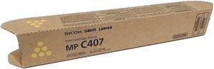 Yellow Toner Cartridge for Ricoh 842210 MP C407, Genuine Ricoh Brand