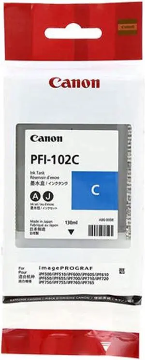 Canon 0896B001 Cyan Ink Cartridge