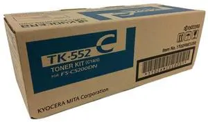 Kyocera Mita TK-552C Toner Cartridge - Cyan