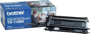 Brother TN115BK High Yield Black Toner Cartridge - Retail Packaging