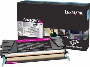 Lexmark High Yield Magenta Toner Cartridge, 10000 Yield, for Use in Model X748 (X748H2MG)