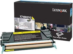 Lexmark X748H2YG Yellow High Yield Cartridge Toner