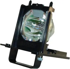 Jaspertronics OEM Lamp & Housing for The Mitsubishi WD-73C12 TV with Philips bulb inside