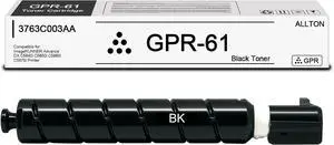 GPR-61 GPR61 Black Toner Cartridge 3763C003AA Toner Cartridge Replacement for Canon imageRUNNER Advance DX C5840i C5850i C5860i C5870i Printer(1-Pack)