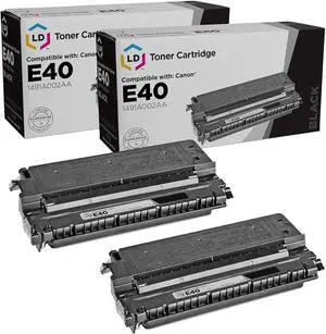 LD Products Toner Cartridge Replacement for Canon E40 E30 E31 E16 E20 1491A002AA Black Toner Cartridge for PC-170 PC-940 PC-795 PC-950 PC-745 PC-980 High Yield (2-Pack)