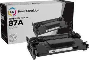 LD Products Compatible Toner Cartridge Replacement for HP 87A CF287A (Black) for use in Laserjet Enterprise M506dh M506dn M506n M506x M527c M527dn M527f M527z M501dn M501n M527c M527Z