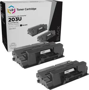 LD Products Toner Cartridge Compatible with Replacement for Samsung MLT-D203U Ultra High Yield (Black, 2-Multipack) Compatible with Samsung SL-M4020ND