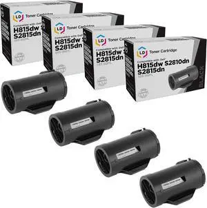 LD Compatible Toner Cartridge Replacement for Dell 593-BBML F9G3N (Black, 4-Pack) LD Compatible Toner Cartridge Replacement for Dell 593-BBML F9G3N (Black, 4-Pack)