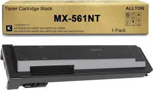 MX-561NT MX561NT Black Toner Cartridge Replacement for Sharp MX-M2630 M3050 M3070 M3550 M3570 M4050 M5050 M6050 M6070 Printer(1-Pack)
