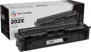 LD Products Compatible Toner Cartridge Replacement for HP 202X High Yield (Black Single Cartridge) Compatible w Laserjet M254dw, M281cdw, M281dw, M281fdw