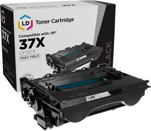 LD Products Toner Cartridge Replacement Compatible with HP 37X CF237X High Yield (Black) Compatible Laserjet Enterprise Flow MFP M631 M632z, M608n, M608dn, M608x, M609dh, M609dn, M609x, and M631dn