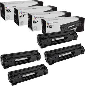 LD Products Compatible Toner Cartridge Replacement for HP 85A CE285A (Black, 4-Pack) Compatible with HP Laserjet Pro P1102 P1102W M1212nf M1217nfw MFP M1132 M1139 M1219nf M1138 P1102s P1106