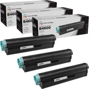 LD Products Compatible Toner Cartridge Replacement for Okidata 43502001 Type 9 High Yield (Black, 3-Pack) Compatible with OKI B Series B4550 B4550n B4600 B4600n B4600n PS