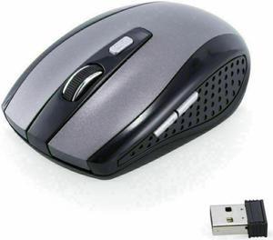 SANOXY 2.4GHz Wireless Optical Mouse Mice & USB Receiver For PC Laptop Computer DPI USA - Gray