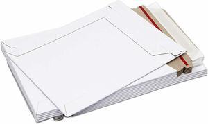 50 - 6" x 8" White CD/DVD Photo Ship Flats Cardboard Envelope Mailer Mailers