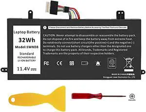 1Wnd8 Laptop Battery For Dell Latitude 12 5285 5290 2-In-1 Series P/N: Battery 1Wnd8 J0pgr Jopgr 0Rdyct Rdyct[11.4V 32Wh]