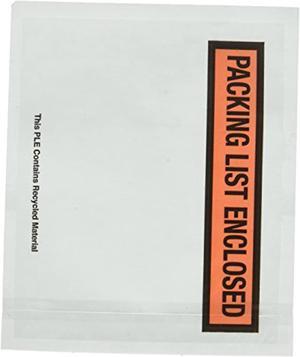 Packing List Envelopes 4.5"X5.5" Pouches Invoice Enclosed Adhesive Bags Pack Of 200