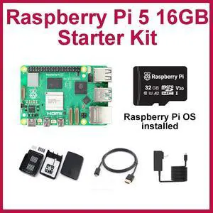 Raspberry Pi 5 16GB Starter Kit (Black) Raspberry Pi 5 16GB Starter Kit (Black)