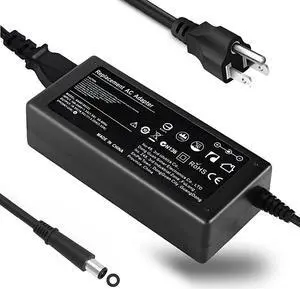 65W AC Adapter Laptop Charger for HP Pavilion DV7 DV6 DV5 DV4 DM4 G7 G6 G4 Series dv6-1378nr dv6-1259dx dv6-3127dx dv4-1548nr dv4-2145dx g7-2269wm g7-1260us dm4-1160us Notebook PC Power Supply Cord