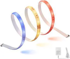 SYLVANIA Smart LED WiFi Full Color Light Strip 6.5 ft Dimmable Compatible with Alexa and Google Home Only - 1 Pack (75704)