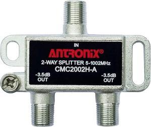 Antronix CMC2002H-A 2-Way Horizontal Splitter -3.5dB 5-1002 MHz High Performance for Coax Cable TV & Internet