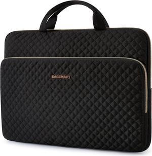 Laptop Sleeve Case 13.3 inch Laptop Carrying Case Compatible with 13-13.3 inch Notebook Compatible with MacBook Pro 14 Inch MacBook Air Laptop Protective Bag with Pocket Handles Black