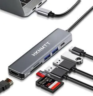 USB C Hub,USB C Docking Station,USB C Dock,USB C Dongle,USB C Hub Multiport Adapter HDMI Type C Hub and for MacBook Pro, MacBook Air, Laptop