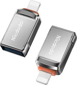 mcdodo Lightning Male to USB3.0 Female Adapter OTG Cable,USB Camera Adapter OTG Data Sync Cable 2 Pack Support Camera Card Reader for iPhone Mouse and Keyboard Hub,Piano Converter,USB Disk Connection