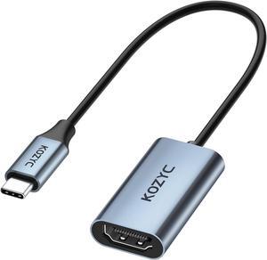 USB C to HDMI 4K Adapter Type-C to HDMI Converter Compatible with Thunderbolt 3 DP 1.2/1.4 alt Mode Support 4K 30Hz 3D Copy & Extended Display for Laptop MacBook Pro UHDTV etc