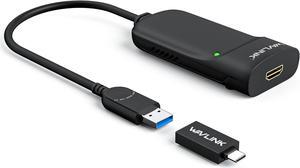 USB 3.0 to HDMI Universal Video Adapter Displaylink Chips Supports up to 6 Monitor displays Compatible with Windows MacOS Ubuntu 20.04 22.04 LTS ChromeOS-Upgrade Version
