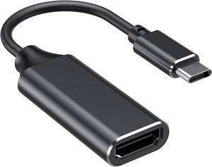 USB C to HDMI Adapter 4K USB Type-C to HDMI Adapter [Thunderbolt 3/4 Compatible] with iPhone 15 Pro/Max MacBook Pro/Air 2023 iPad Pro iMac S23 XPS Surface and More