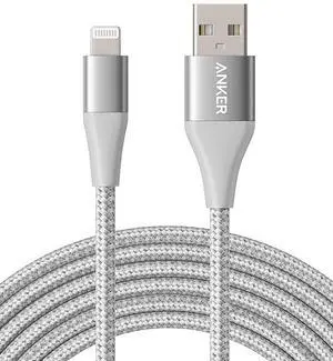 Powerline+ II USB A to Lightning Cable MFi Certified for Flawless Compatibility with iPhone 11 Series SE/Xs/XR and More(10FT Silver)