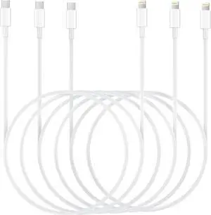 USB C to Lightning Cable 6.6ft 3Pack Original [ MFi Certified] iPhone Fast Charger Charging Cord Cable for iPhone 14/13/13 Pro/12/12 Pro/12 Pro Max/11/Xs Max/XR/X iPad  and More