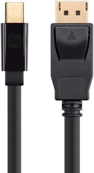 Monoprice Mini DisplayPort 1.2 to DisplayPort Cable - 15 Feet, 4K Capable, Supports 3D Video - Select Series Black