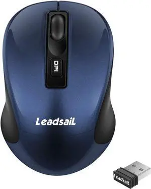 Wireless Computer Mouse 2.4G Portable Slim Cordless Mouse Less Noise for Laptop Optical Mouse with 4 Buttons USB Mouse for Laptop Desktop MacBook Wireless Computer Mouse 2.4G Portable Slim Cordless Mouse Less Noise for Laptop Optical Mouse with 4 Buttons USB Mouse for Laptop Desktop MacBook