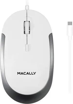 Wired USB C Mouse for Mac & Windows - 3 Button & Scroll Wheel USB Type C Mouse - Comfortable Ambidextrous Design - Compact Wired Mouse with Optical Sensor & DPI Switch 800/1200/1600/2400 Wired USB C Mouse for Mac & Windows - 3 Button & Scroll Wheel USB Type C Mouse - Comfortable Ambidextrous Design - Compact Wired Mouse with Optical Sensor & DPI Switch 800/1200/1600/2400