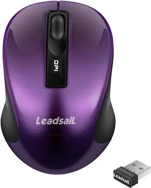 Wireless Computer Mouse 2.4G Portable Slim Cordless Mouse Less Noise for Laptop Optical Mouse with 4 Buttons USB Mouse for Laptop Desktop MacBook Wireless Computer Mouse 2.4G Portable Slim Cordless Mouse Less Noise for Laptop Optical Mouse with 4 Buttons USB Mouse for Laptop Desktop MacBook