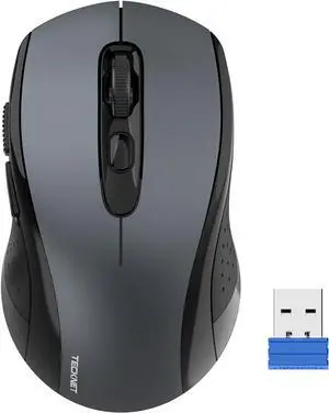 Wireless Computer Mouse 2.4G Wireless Mouse for Laptop 5-Level Adjustable 4800 DPI Silent Mouse with Receiver & 6 Buttons 18 Months Battery Life USB Portable Mouse for Small Medium Hand Wireless Computer Mouse 2.4G Wireless Mouse for Laptop 5-Level Adjustable 4800 DPI Silent Mouse with Receiver & 6 Buttons 18 Months Battery Life USB Portable Mouse for Small Medium Hand