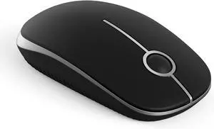 Wireless Mouse 2.4G Silent Mouse with USB Receiver 18 Month Battery Life 1600 high DPI Precision- Portable Computer Mice for Windows/Mac/Linux Black & Silver Wireless Mouse 2.4G Silent Mouse with USB Receiver 18 Month Battery Life 1600 high DPI Precision- Portable Computer Mice for Windows/Mac/Linux Black & Silver