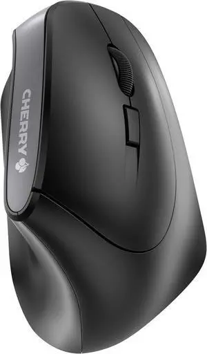 CHERRY MW4500 Wireless Vertical Ergonomic Optical Mouse, up to 1200 DPI, 6 Buttons and Scroll Wheel For Laptop, PC, Desktop or Mac. Right Handed.