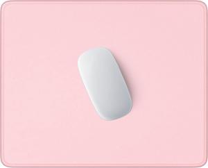 Mouse Pad Premium-Textured Square Mousepad 10.2 x 8.3 Inch Stitched Edge Anti-Slip Waterproof Rubber Mouse Mat Pretty Cute Mouse Pad for Office Gaming Laptop Women Kids Pink