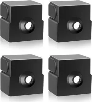 Official Creality Ender 3 V3 SE Silicone Sock, 4PCS 3D Printer Hotend Heater Block Cover Silicone Cover Insulation Heat Resistance Keep Hotend Clean 3D Printer Accessories Replacement Kit