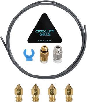 2024 Ultra-Smooth PTFE Tube Official Teflon Tube Bowden Tubing 1M for 1.75mm Filament FDM 3D Printer Replacement Part Ender 3 Accessories Include Nozzle*4 PC4-M6 and PC4-M10 Pneumatic Fitting