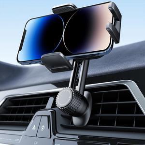 Phone Mount for Car Vent: [Never Blocking] Air Vent Cell Phones Holder for iPhone &  Android Smartphone [Thick Cases Friendly] Hands-Free Auto Mobile Phone Stand