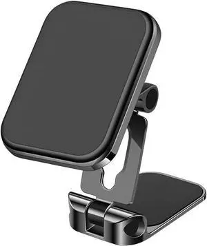 Phone Holder for Car Super Strong Magnetic Car Cell Phone Mount Hands Free Foldable Phone Stand for Automobile 360° Rotation Universal Dashboard Car Cradle Fits All Smartphones