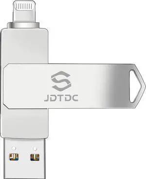 MFi Certified 128GB iPhone Photo Stick iPhone Memory iPhone USB Storage for Photos Videos Contacts iPhone USB Flash Drive Memory for iPad External iPhone Storage iPhone Thumb Drive for iPad
